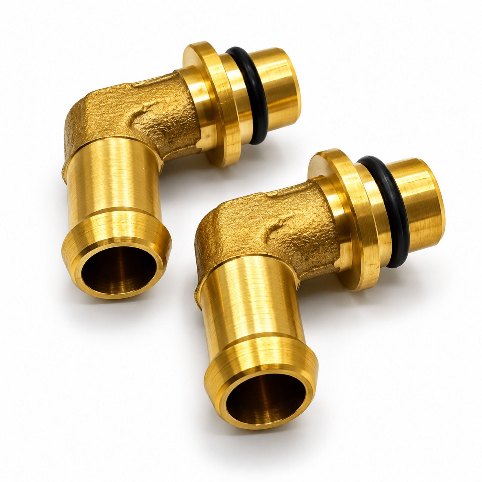 x2 Landi Renzo Li02  LPG Reducer 90° Brass Water Elbow Fittings