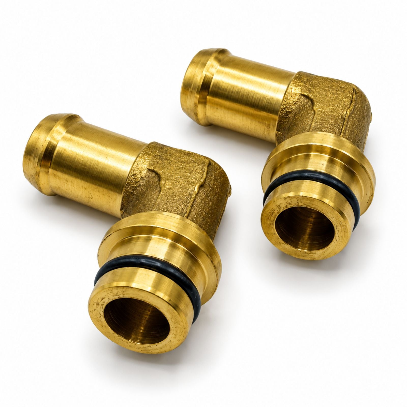 2x LPG Autogas BRC Zavoli Reducer Brass Elbow Coolant 16mm x 14mm L Piece