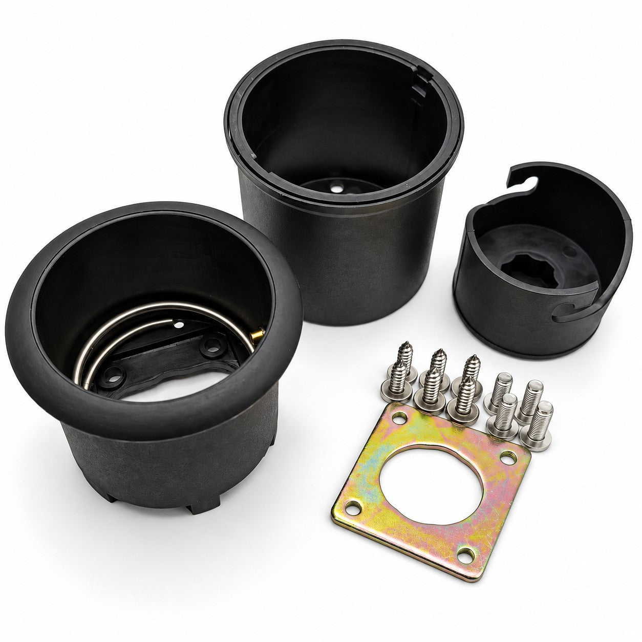 Filling point housing for external ACME or DISH refuelling
