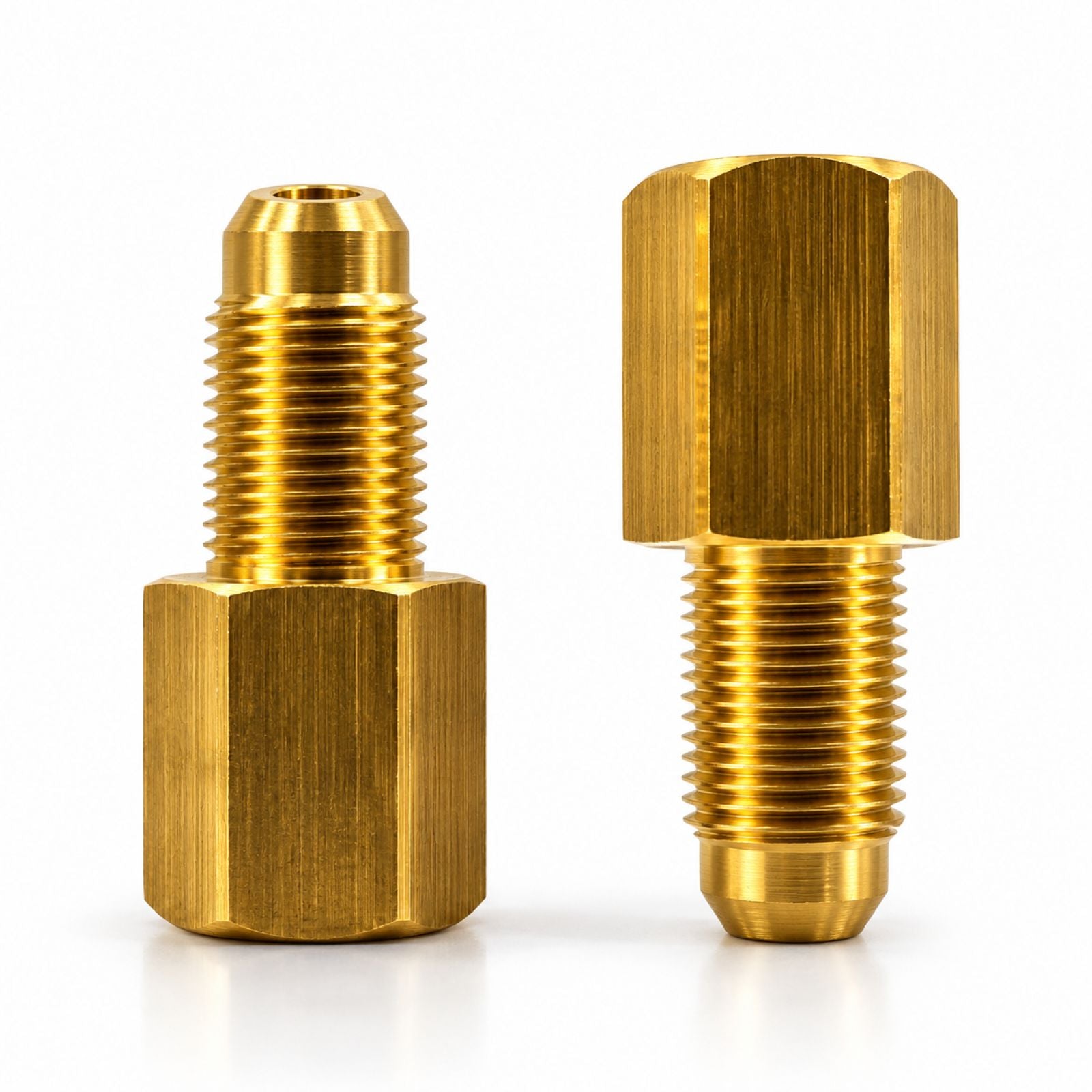 2 x LPG gpl Autogas 6mm to 8mm Flexi, copper, Hose Fitting Connector stepper.
