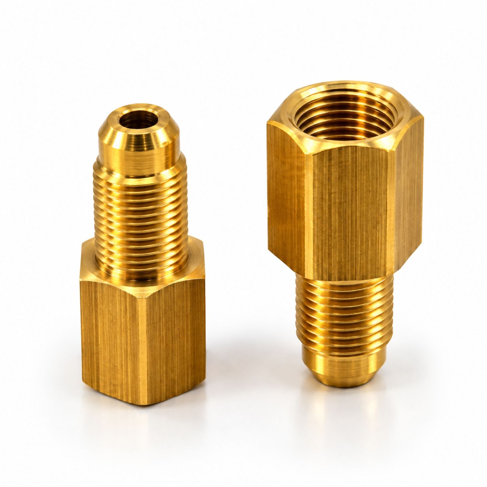 2 x LPG gpl Autogas 6mm to 8mm Flexi, copper, Hose Fitting Connector stepper.