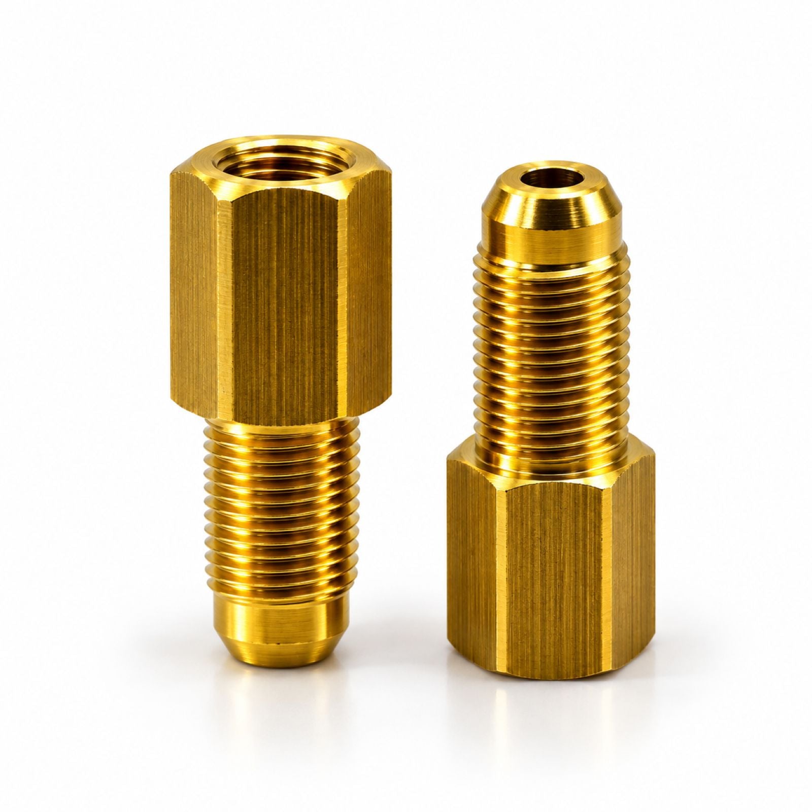 2 x LPG gpl Autogas 8mm to 6mm Flexi, copper, Hose Fitting Connector stepper