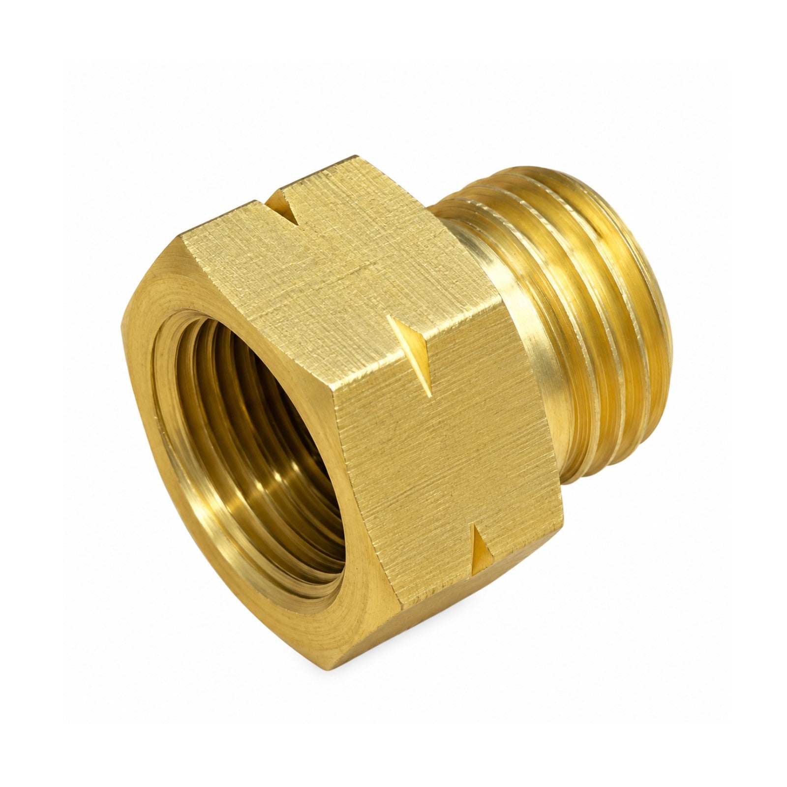 LPG D4 Adapter Male W21.8×1/14 LH to Male W21.8×1/14 LH – No Gasket
