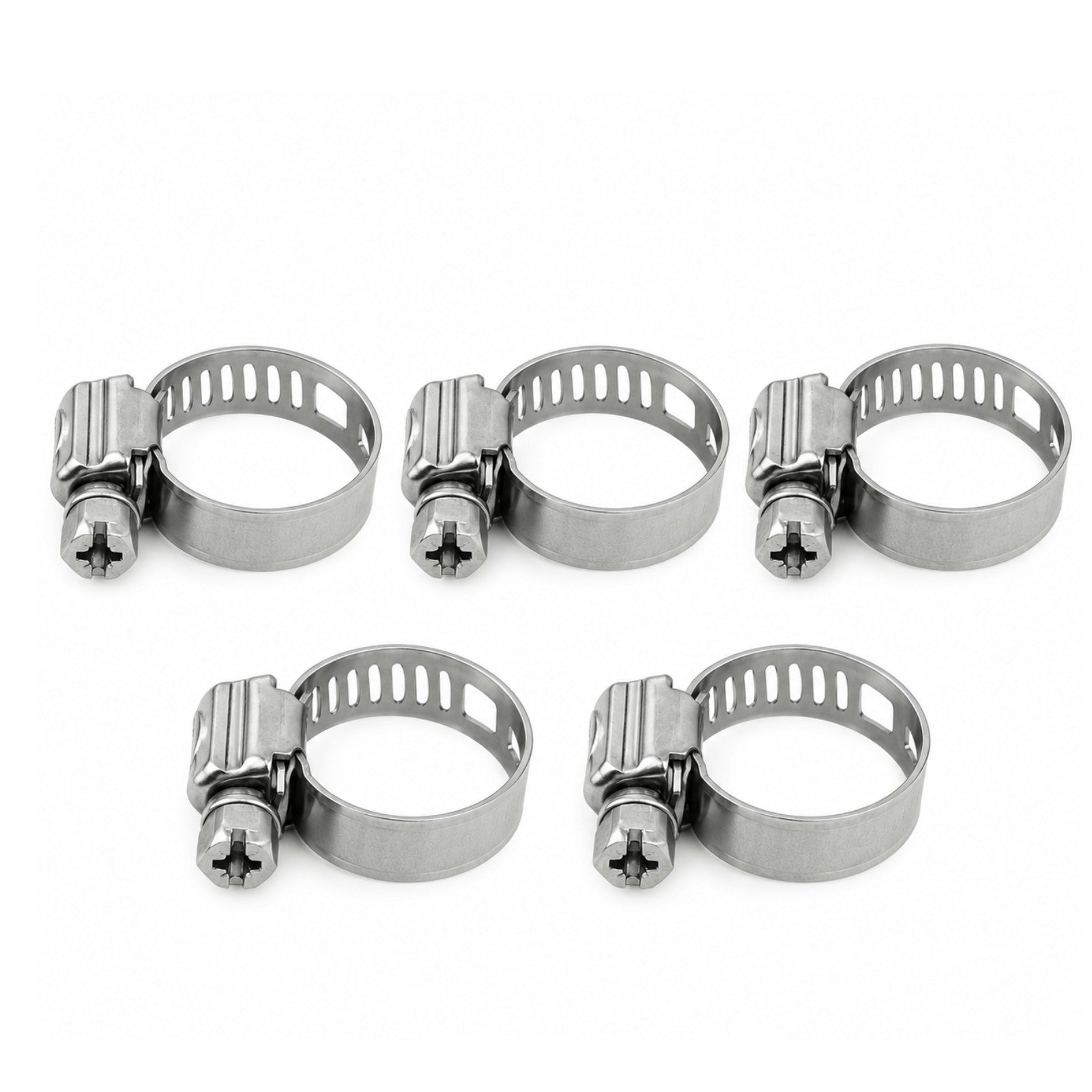 10–16mm Screw Clamp Hose Clip Jubilee Clip Stainless Steel 5 pcs