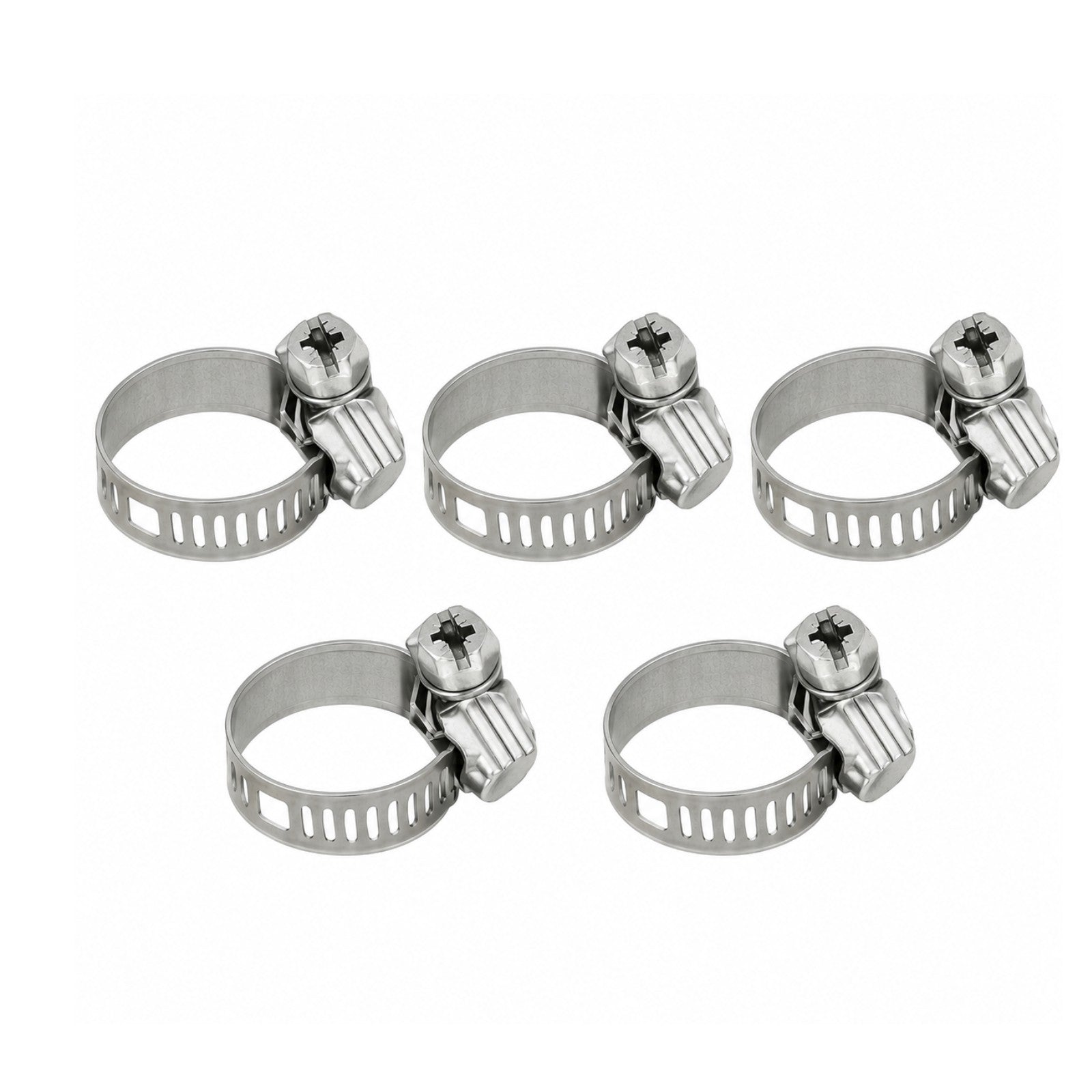 10–16mm Screw Clamp Hose Clip Jubilee Clip Stainless Steel 5 pcs