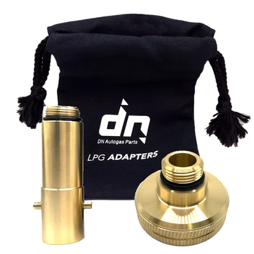 LPG GPL 21.8mm Autogas Safefill Tank Refill Adapter Set Bayonet DISH With Bag