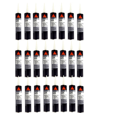 BOX of Sikaflex 221 STEEL GREY Multipurpose Adhesive Sealant Motorhome Bathroom New (includes 12 items)