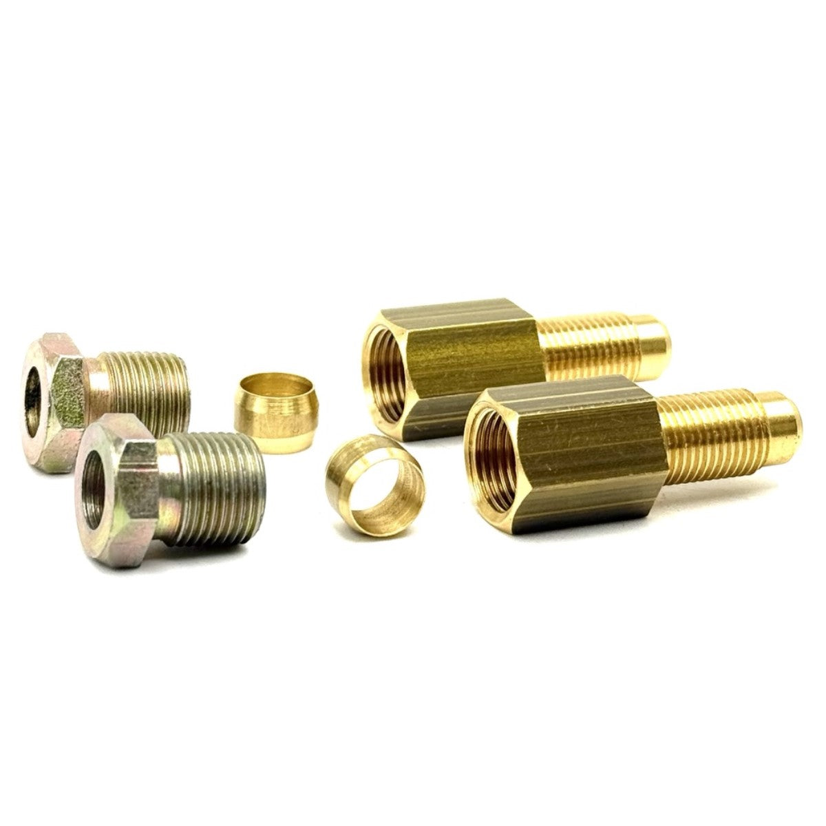2 x LPG gpl Autogas 6mm to 8mm Flexi, copper, Hose Fitting Connector stepper.