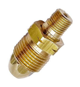 UK propane Gas Bottle POL 5/8" L/H Adapter to 1/4" R/H thread end