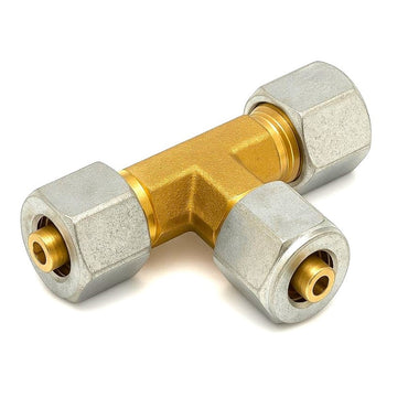LPG Autogas T piece, 3 way 6mm Flexible FARO Pipe Hose Connector Extension