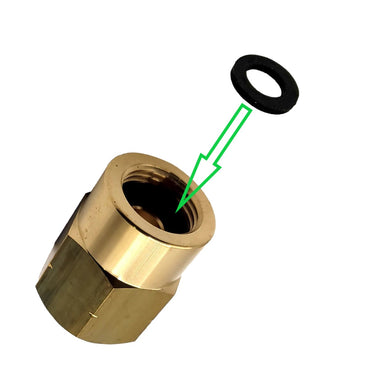 x10 LPG spare rubber washers seal gaskets for UK POL Propane Brass Adaptor