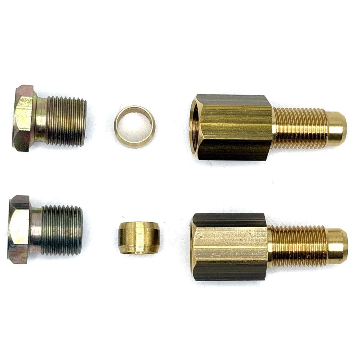 2 x LPG gpl Autogas 6mm to 8mm Flexi, copper, Hose Fitting Connector stepper.
