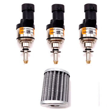 3 X BRC MTM Type Orange LPG Injectors NEW model + VAPOUR FILTER