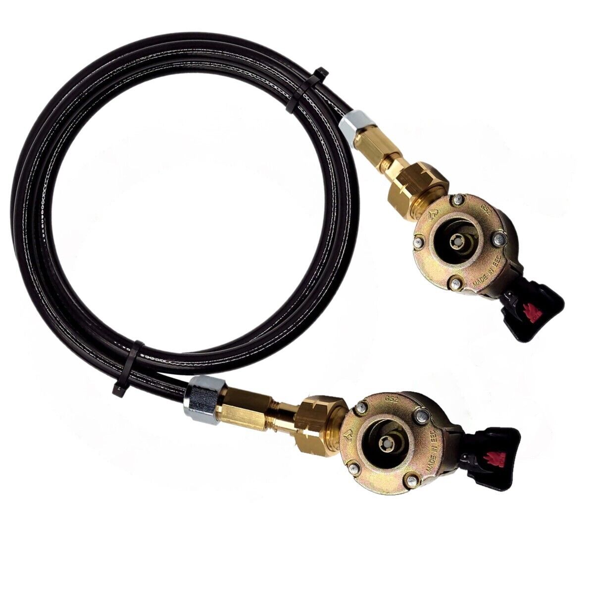 21mm Clip On Adapter Gas Cylinder refill Set For shell Butane Gas Tran ...