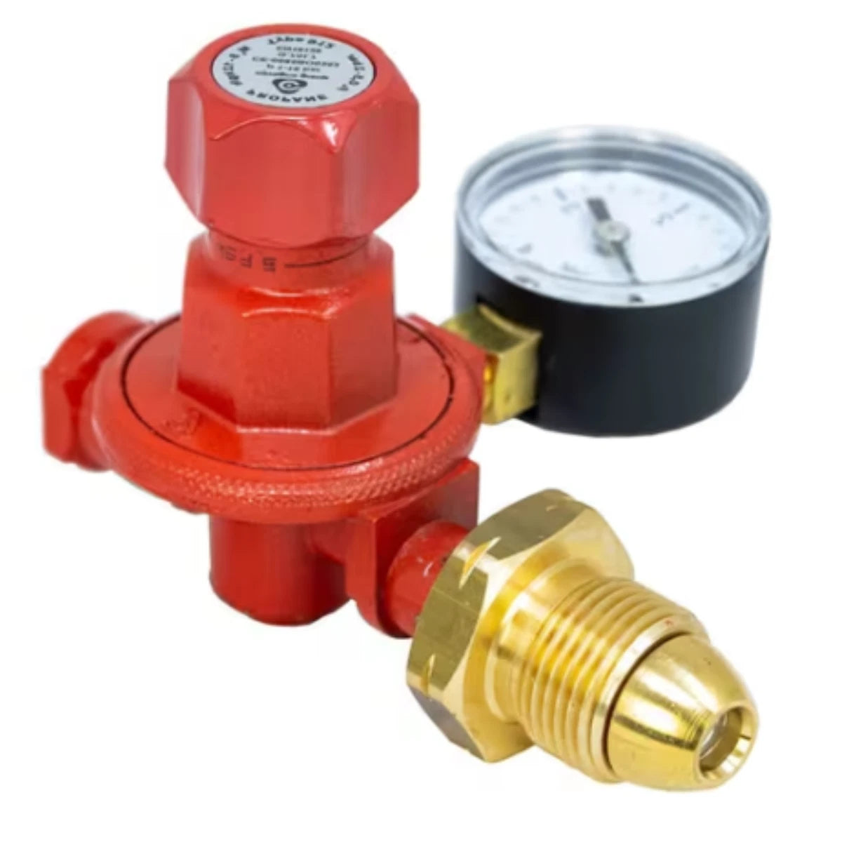 LPG Cavagna High Pressure Adjustable Propane Gas Regulator - 0.5-2 Bar Gauge