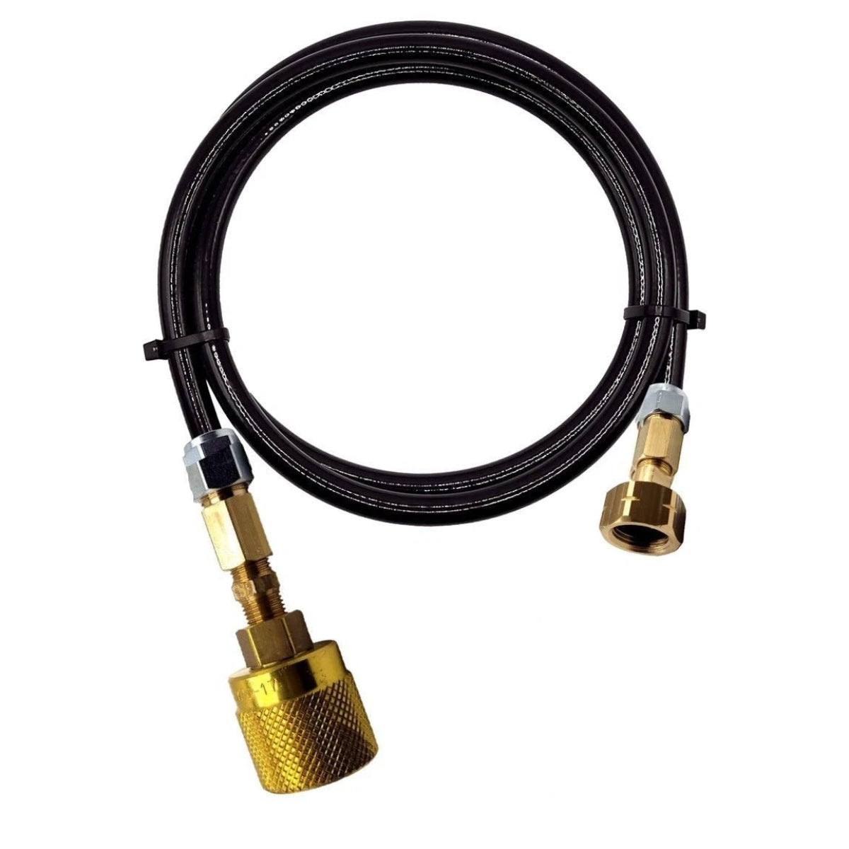 2 Metres LPG Transfer Hose Pipe Forklift Cylinder to 21.8mm Shell Bottle