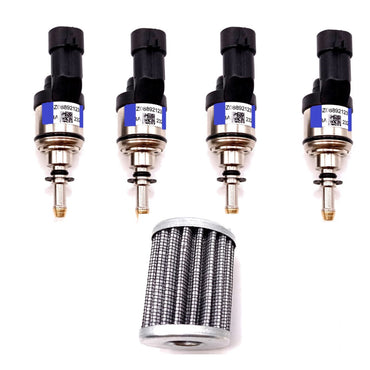 4 X BRC MTM Type Blue LPG Injectors NEW model + VAPOUR FILTER