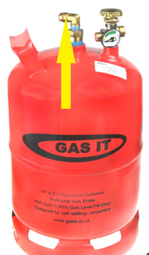 90° elbow connector jic for fill stop valve 4 hole tank, gasit, gaslow