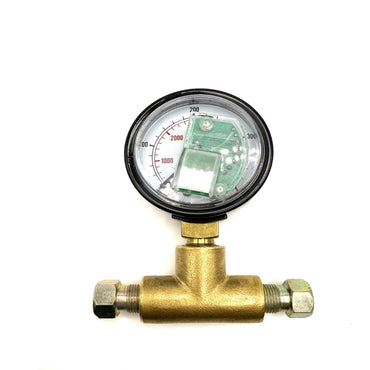 CNG Pressure Gauge LEVEL Sensor Sender ATIKER MANOMETER 90 OHM WITH T Fitting