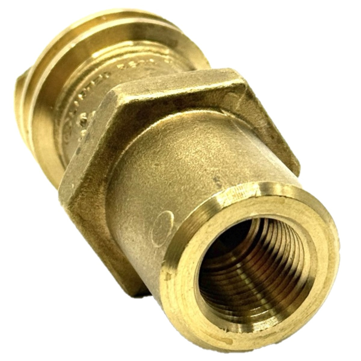 Rego 7141M ACME 1 1/4" Forklift Male Adapter, input thread is 3/8" NPTF