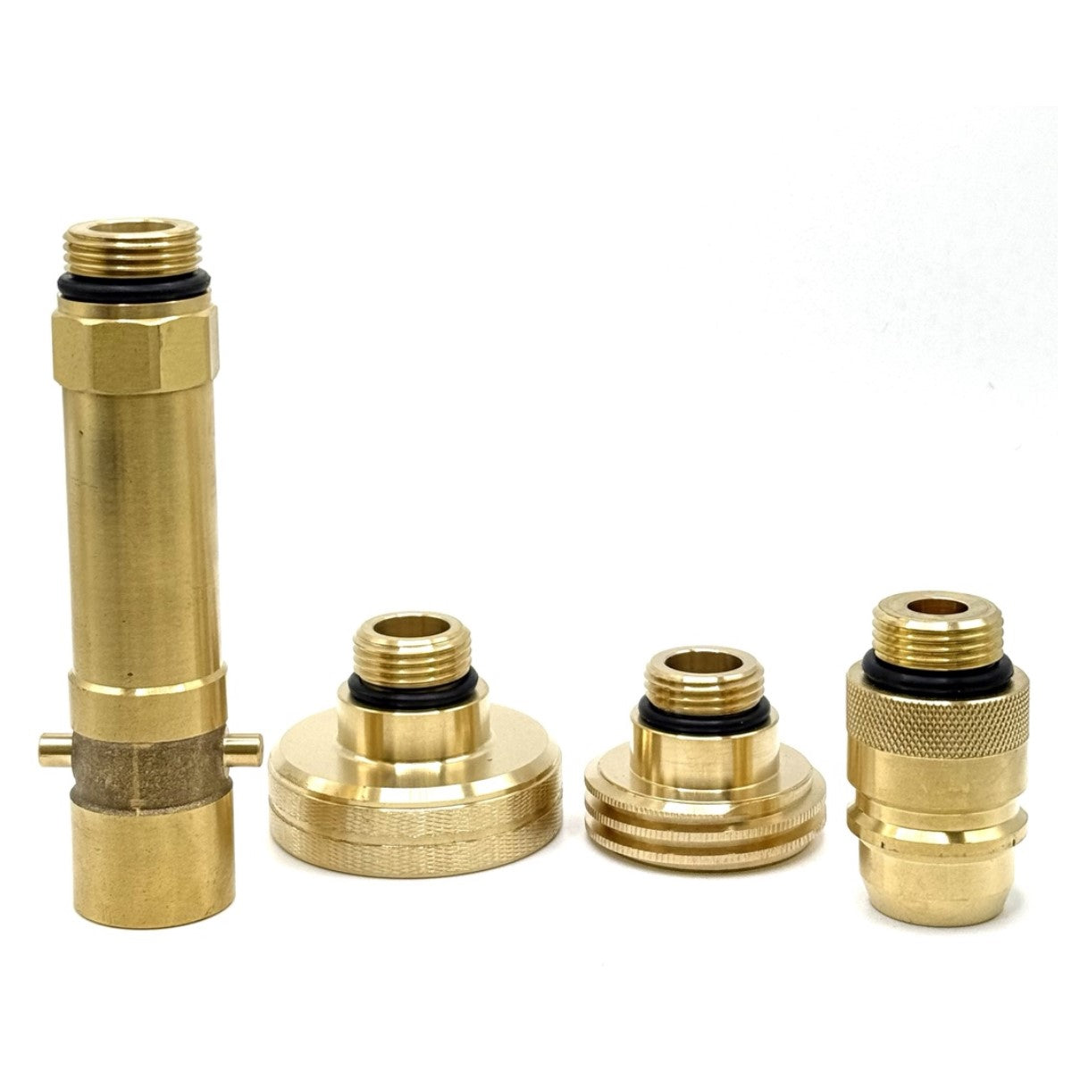 SAFEFILL GAS BOTTLE Adapters Set FOR ALL Europe KIT OF 4 TRAVEL SET With a Black BAG