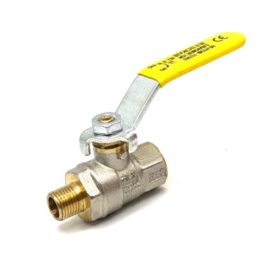 LPG Gas Ball Valve 1/4"M X 1/4"F Gas Shut Off Valve Manual