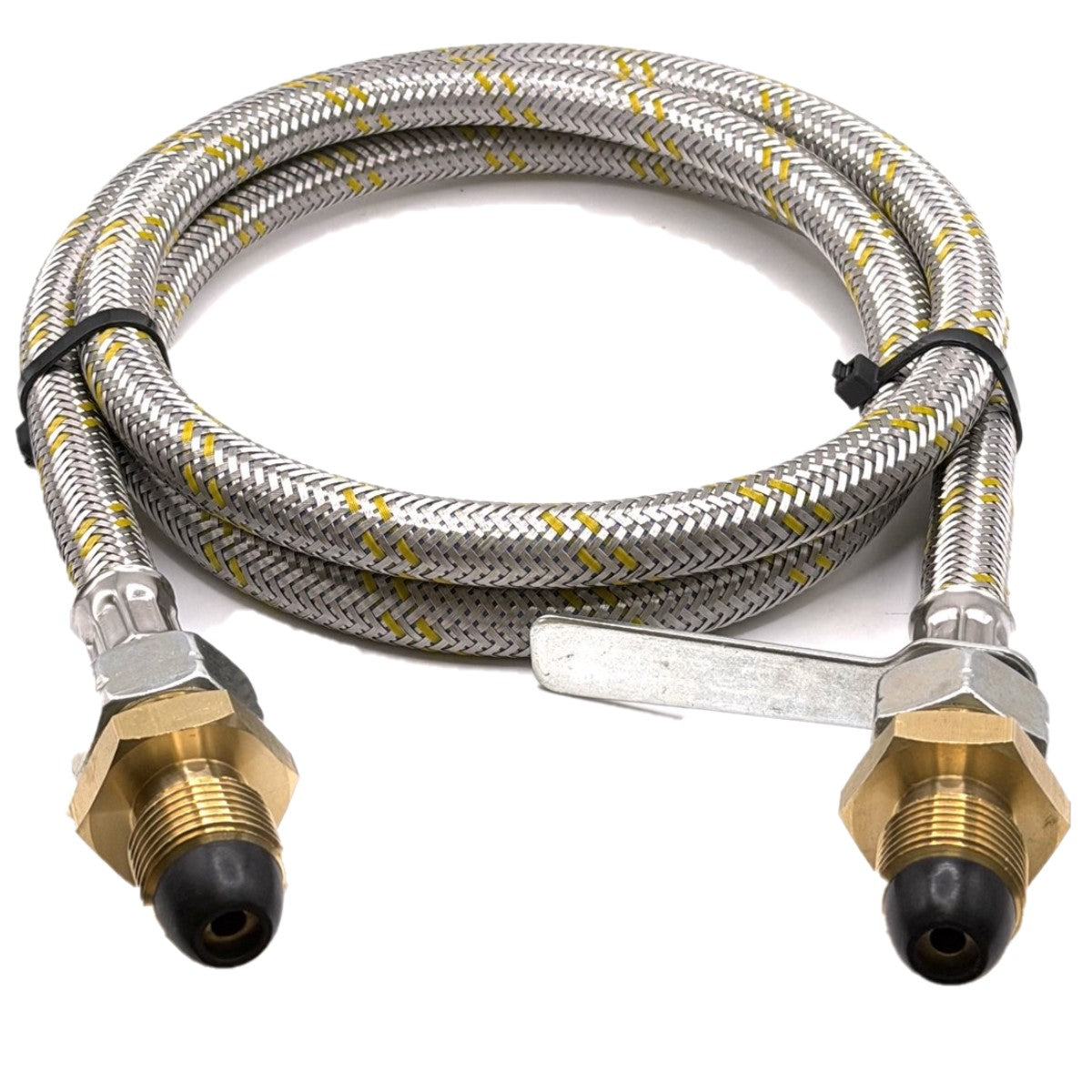 LPG Propane Butane Refill Hose Set – UK 5/8" POL LH Male to UK 5/8"POL LH Connector