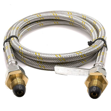 LPG Propane Butane Refill Hose Set – UK 5/8" POL LH Male to UK 5/8"POL LH Connector