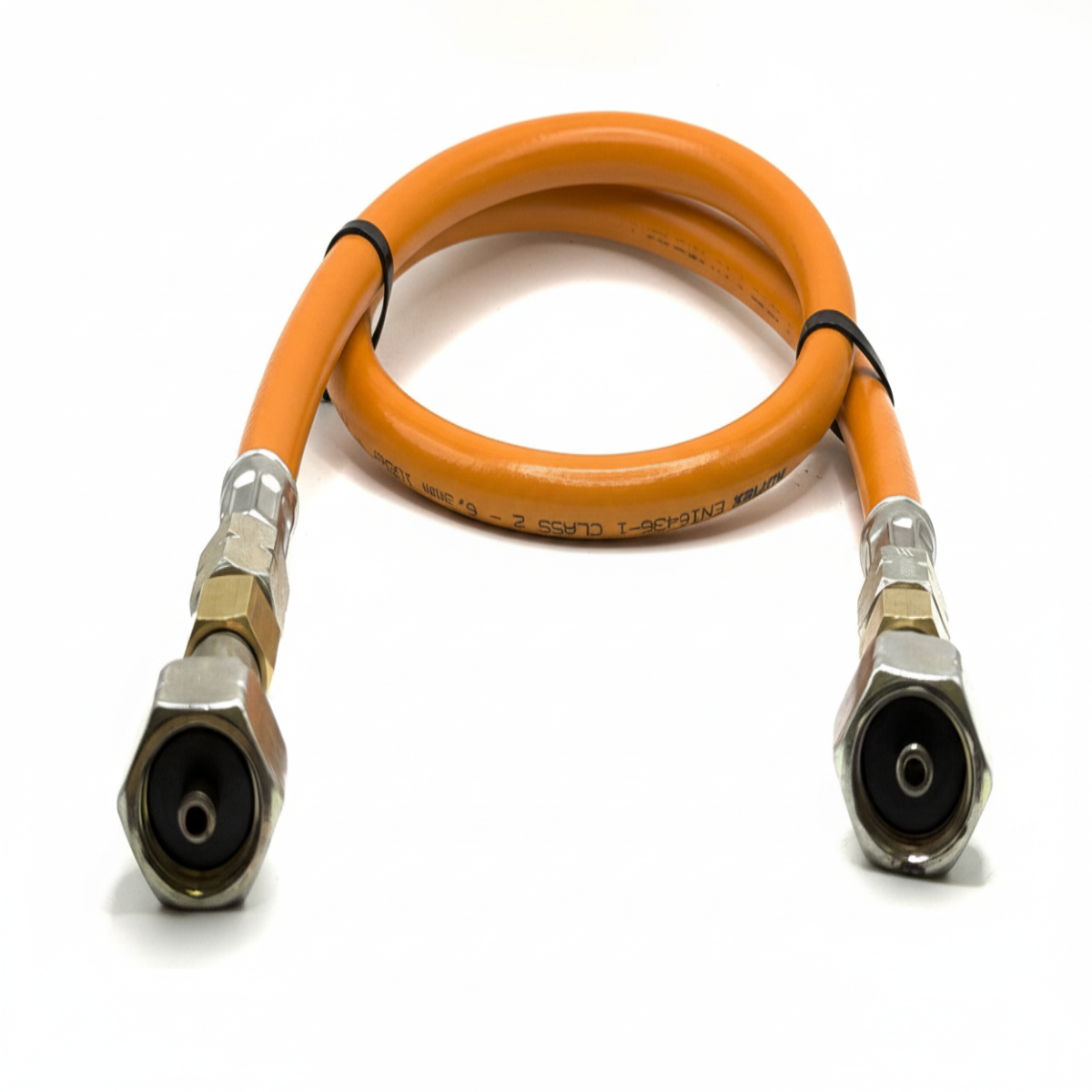 80cm LPG High Pressure Orange Gas Hose 21.8 LH x 21.8 LH