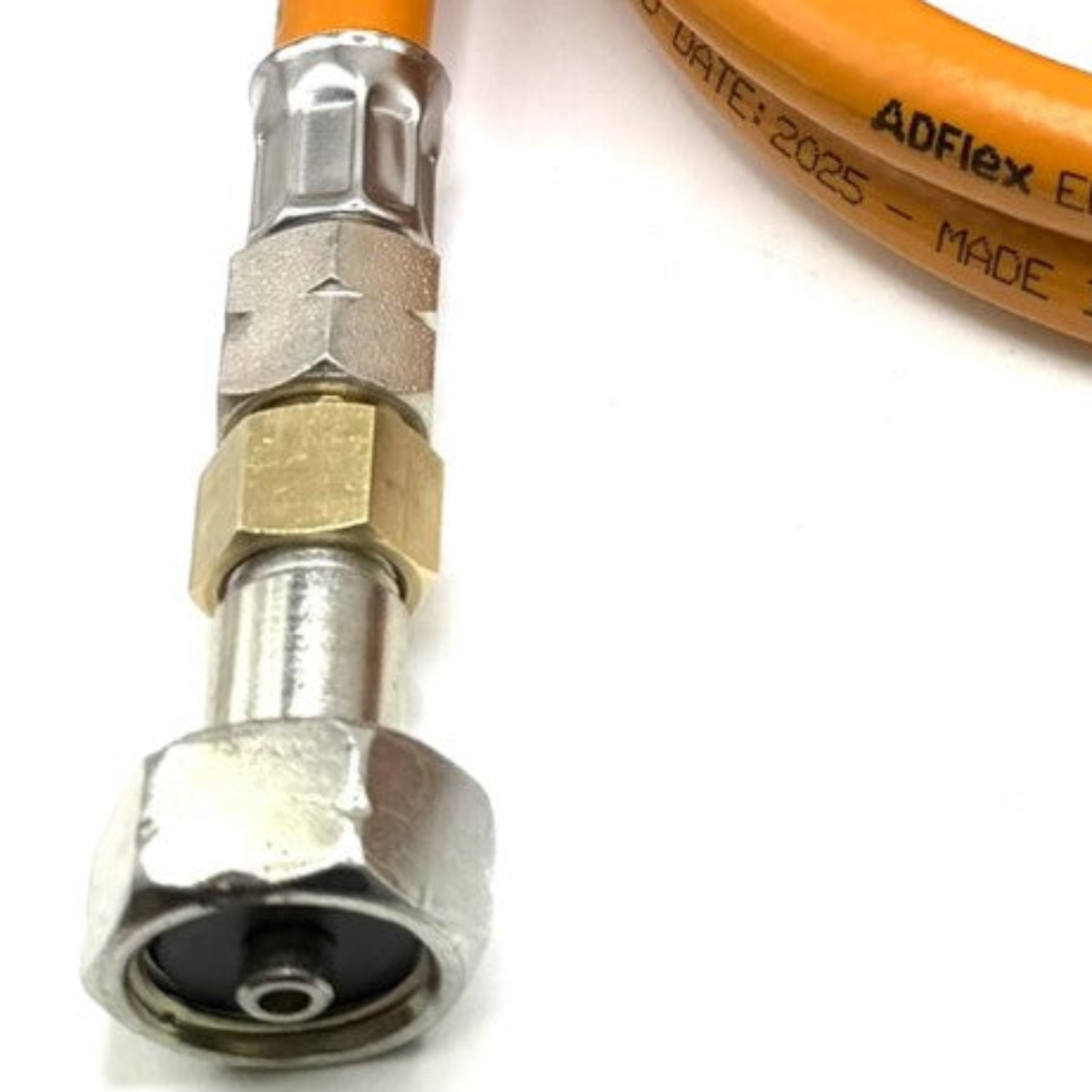 80cm LPG High Pressure Orange Gas Hose Campingaz On both ends Cylinder Valve For Butane 901, 904 and 907 Cylinders Campingas