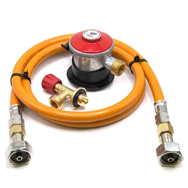 1.5m LPG High Pressure Orange Gas Hose Campingaz Cylinder Valve For Butane 901, 904 and 907 Cylinders Campingas With  Propane Gas Bottle Clip On Jumbo 35mm Unreduced Pressure Adapter 4kg/h, type:236is