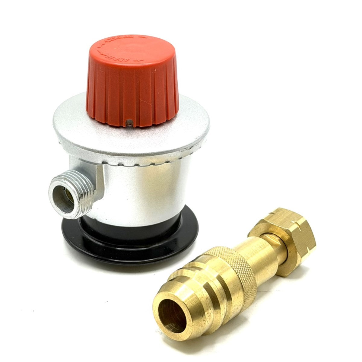 LPG Clip-on adapter Jumbo 35mm Unreduced Pressure G.56 x G.2 (W21.8 x 1/14'') Refill Propane Butane Gas Bottles Cylinders with SPAIN Adaptor