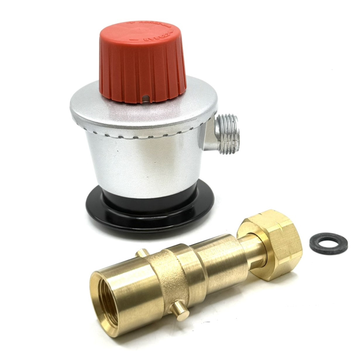 LPG Clip-on adapter Jumbo 35mm Unreduced Pressure G.56 x G.2 (W21.8 x 1/14'') Refill Propane Butane Gas Bottles Cylinders with Bayonet adapter.