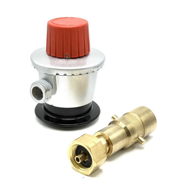 LPG Clip-on adapter Jumbo 35mm Unreduced Pressure G.56 x G.2 (W21.8 x 1/14'') Refill Propane Butane Gas Bottles Cylinders with Bayonet adapter.