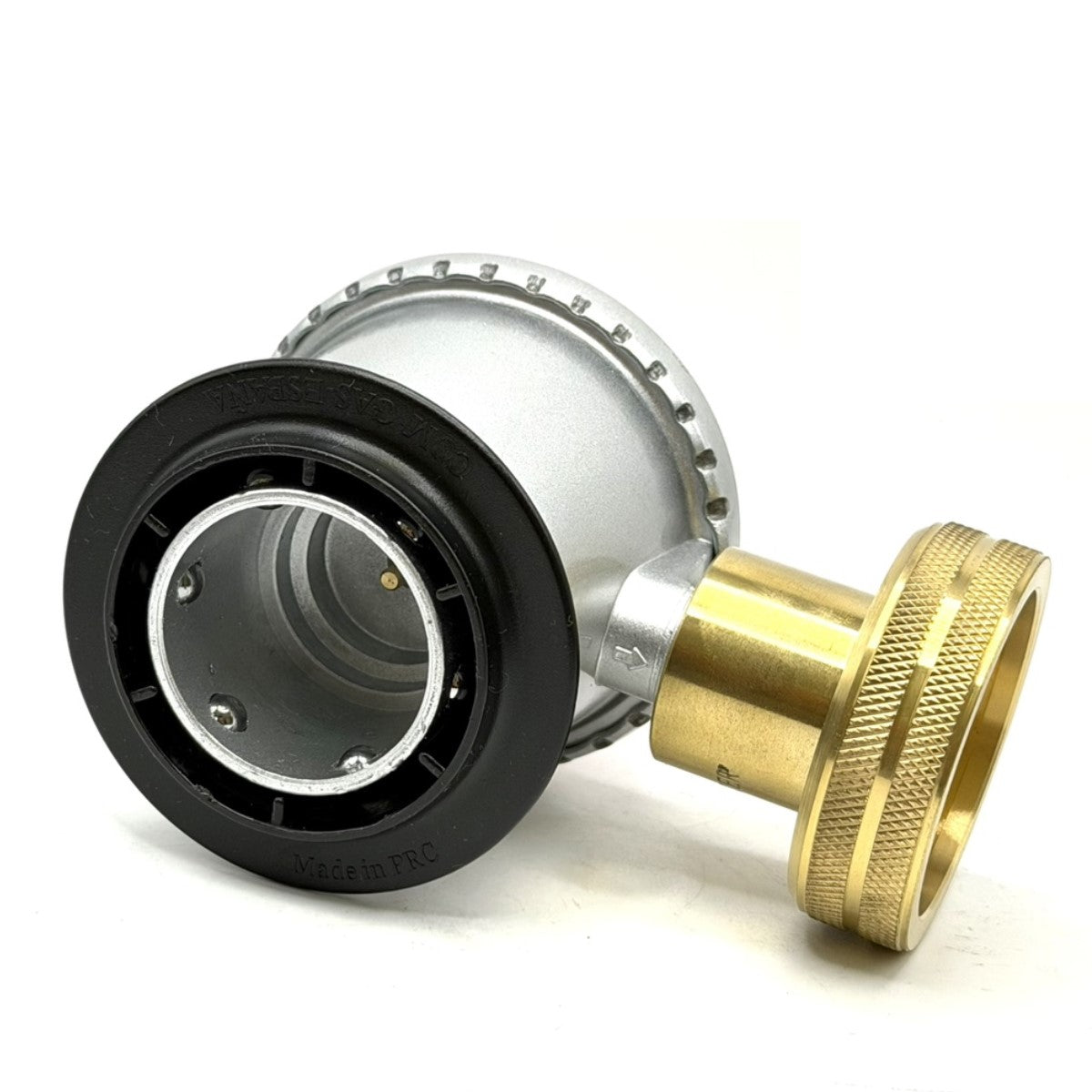 LPG Clip-on adapter Jumbo 35mm Unreduced Pressure G.56 x G.2 (W21.8 x 1/14'') Refill Propane Butane Gas Bottles Cylinders with DISH Adaptor