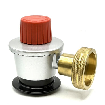 LPG Clip-on adapter Jumbo 35mm Unreduced Pressure G.56 x G.2 (W21.8 x 1/14'') Refill Propane Butane Gas Bottles Cylinders with DISH Adaptor