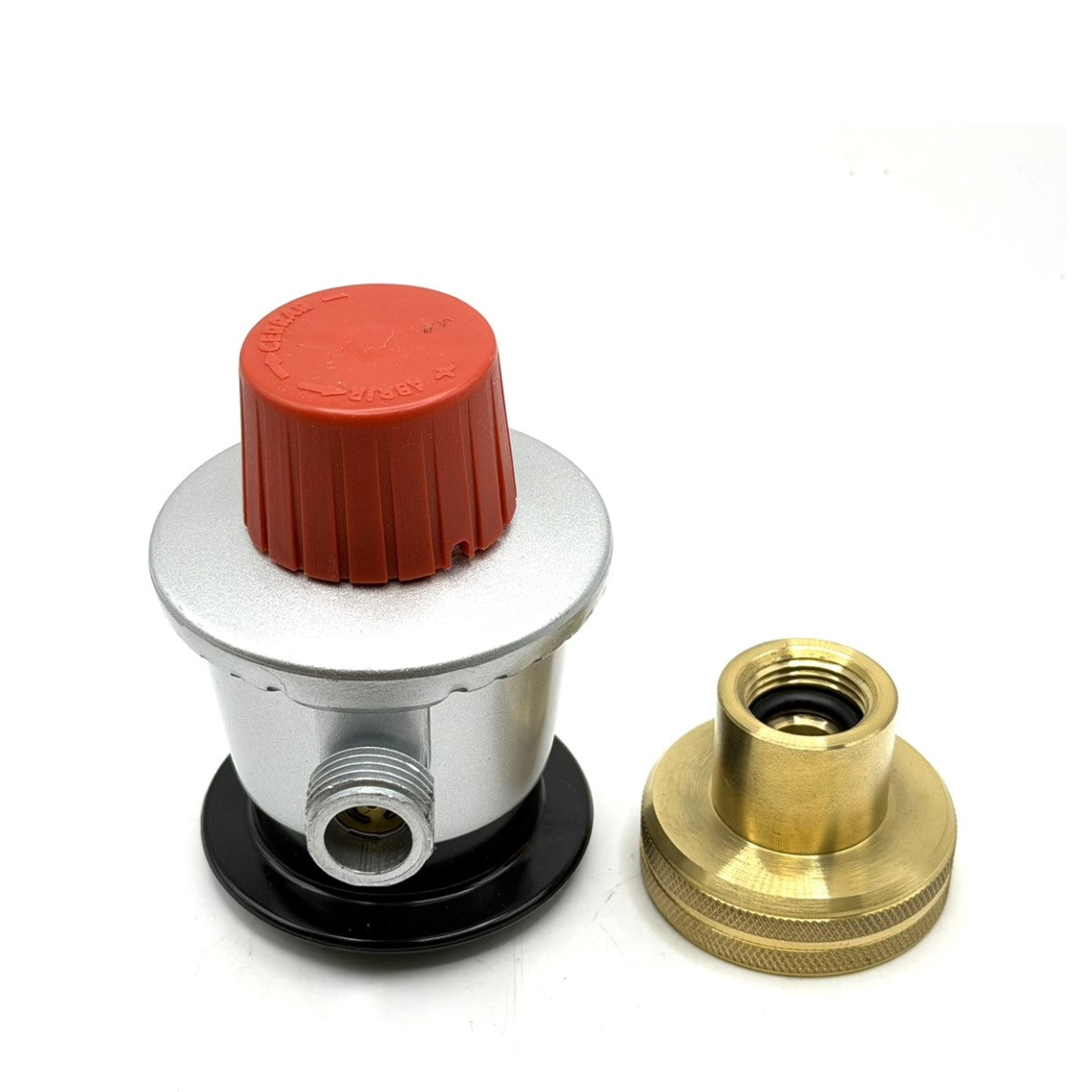 LPG Clip-on adapter Jumbo 35mm Unreduced Pressure G.56 x G.2 (W21.8 x 1/14'') Refill Propane Butane Gas Bottles Cylinders with DISH Adaptor