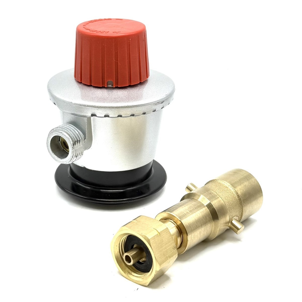 LPG Clip-on adapter Jumbo 35mm Unreduced Pressure G.56 x G.2 (W21.8 x 1/14'') Refill Propane Butane Gas Bottles Cylinders with Bayonet adapter.