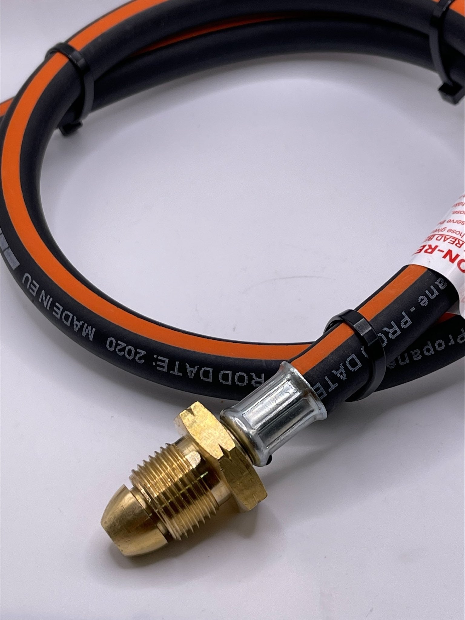 1 meter 40"Pigtail to connect propane POL 5/8" gas bottle to motorhome, caravan pressure regulator W20RH (20mm)