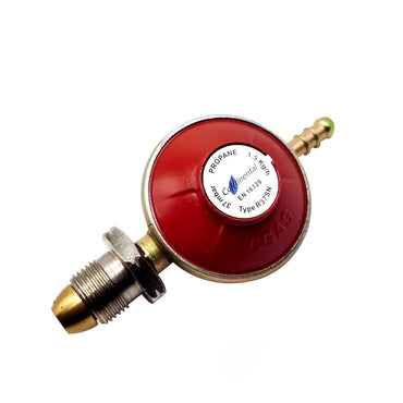Propane Gas Regulator 37Mbar Standard Screw Type 1.5 Kg/H Fits Calor/Flogas with Hose