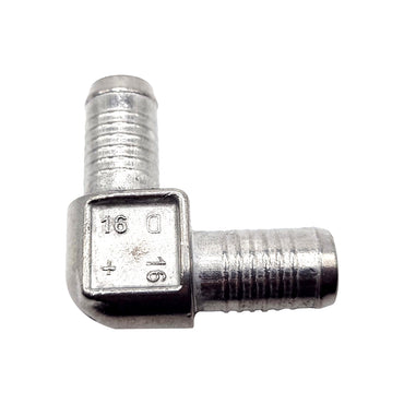 Barbed Elbow Connector Barbed Hose Fitting Adapter  16x16mm