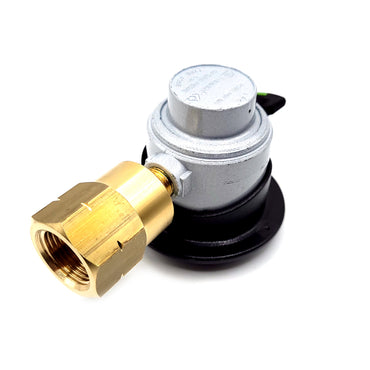 35mm JUMBO Clip On Type Adapter for Propane Butane Gas Bottles Cylinders with Nut Fitting