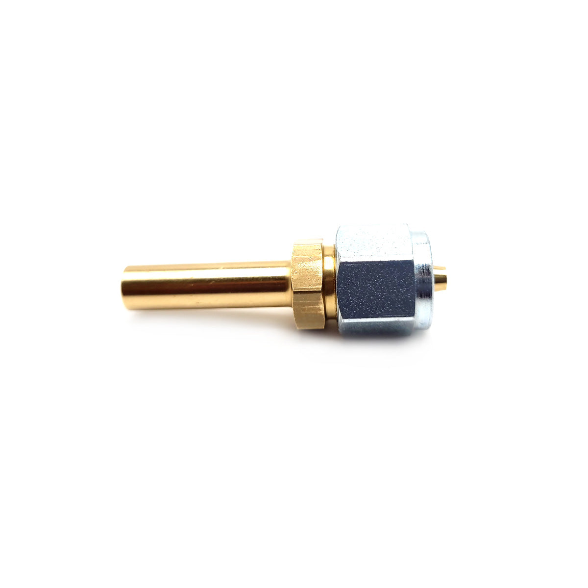 6mm Thermo Plastic Faro Pipe Fitting to 8mm Straight Brass End