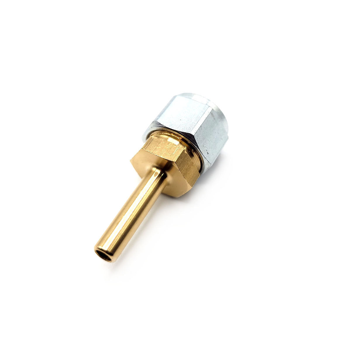 8mm Thermo Plastic Faro Pipe Fitting to 6mm Straight Brass End