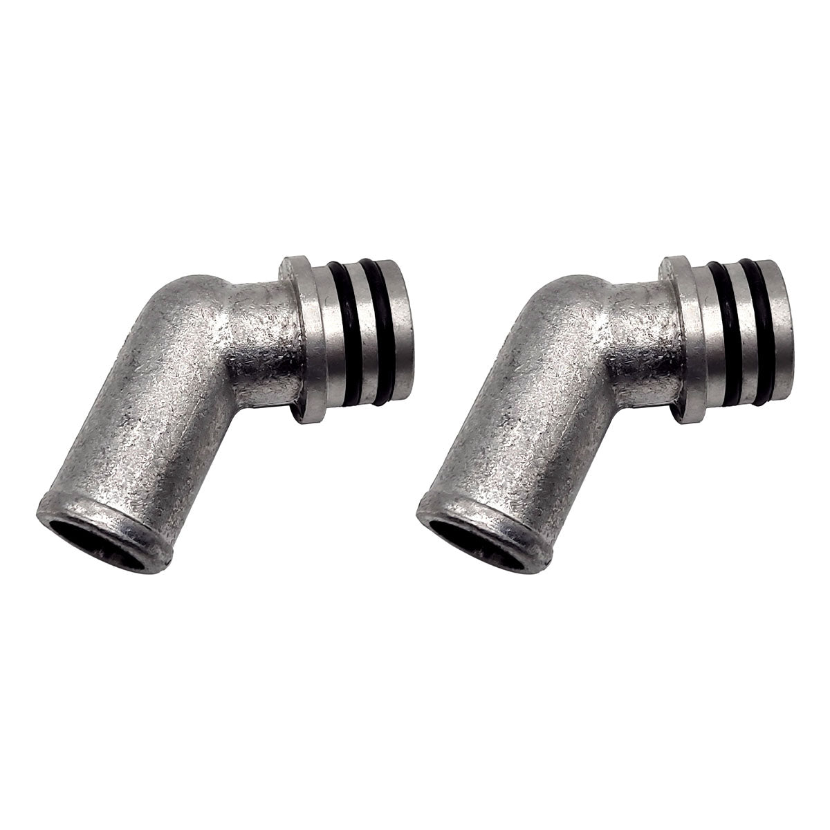 Two 19-16mm Aluminium Water Coolant Elbows for KME PRINS VSI LPG Reducers Ø16 / Ø19