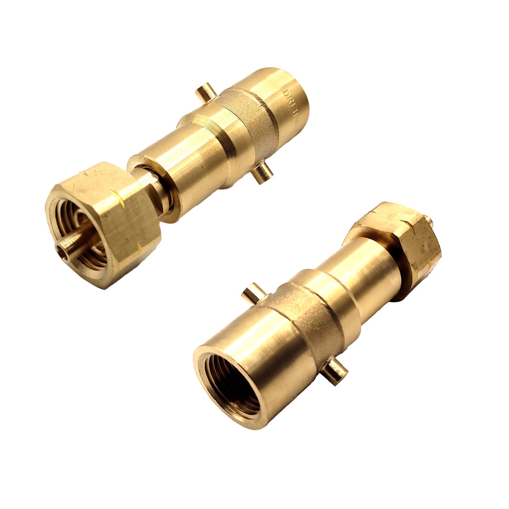 Kit Adattatore GPL Da 2 Metri Per Bombole Di Gas Propano – Tubo 8 Mm E Attacchi Filettati 21,8 Mm