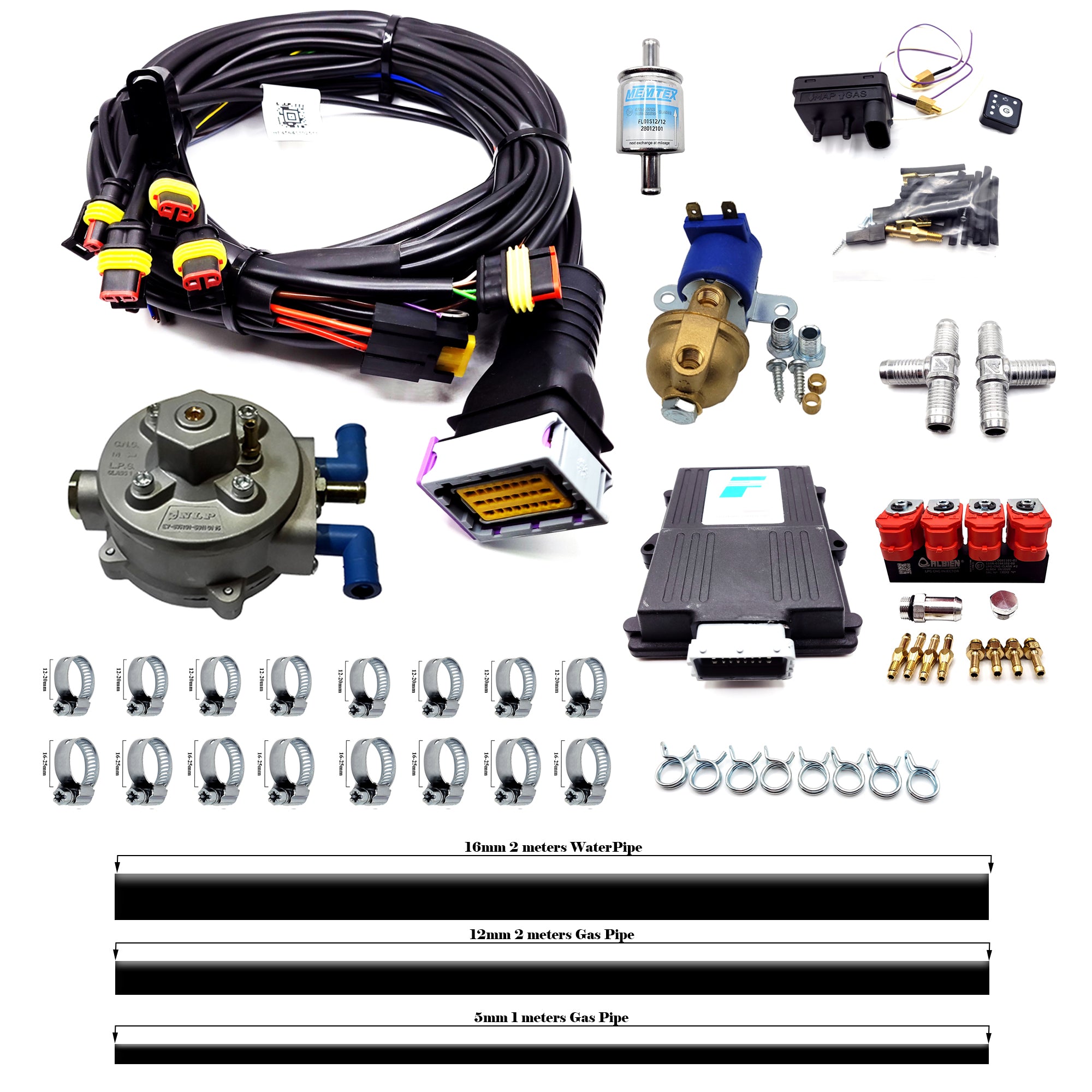 Gas injection system FOBOS GAS 4R (NEXT) for 3-4 cylinders front end kit UP TO 135KW