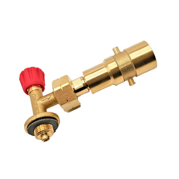 REFILL Campingaz 907,904 & 901 Camping Gas Bottle Adapter with 21.8mm LH Gas Outlet Butane to UK bayonet Brass Adaptor