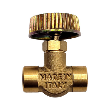 1/4" Gas Shut Off Valve Manual Gas Needle Valve Female to Female