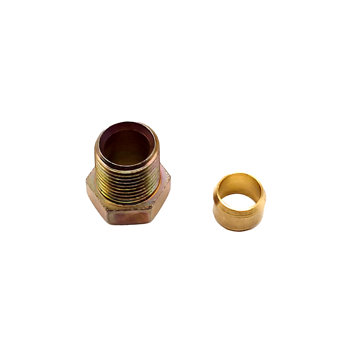 8mm Thermo Plastic Faro Pipe Fitting to 6mm Straight Brass End
